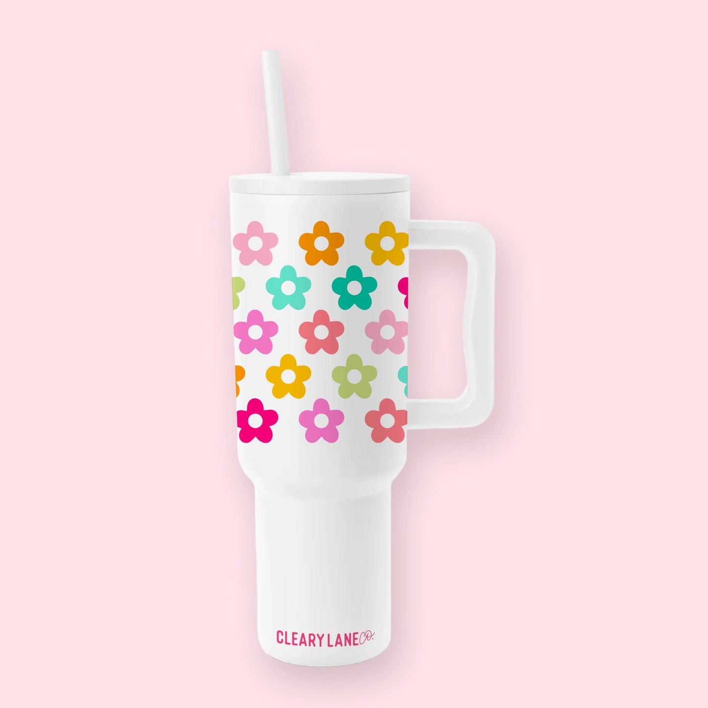 ColorBlock Multi Daisy Tumbler – A Blissfully Beautiful Boutique
