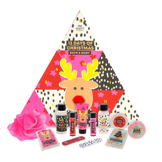 12 Days of Christmas Pom Pom Beauty Advent Gift Set