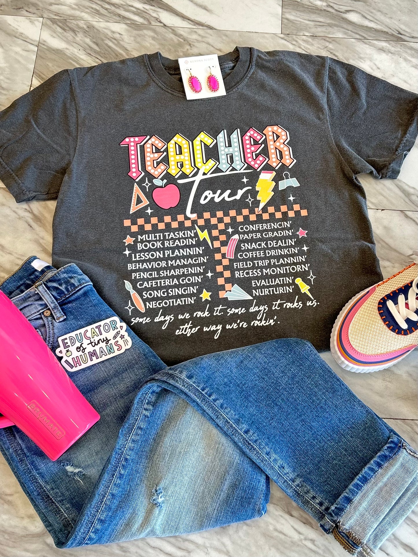 Teacher Tour Comfort Colors Tee