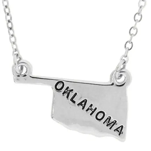 Oklahoma Metal Necklace