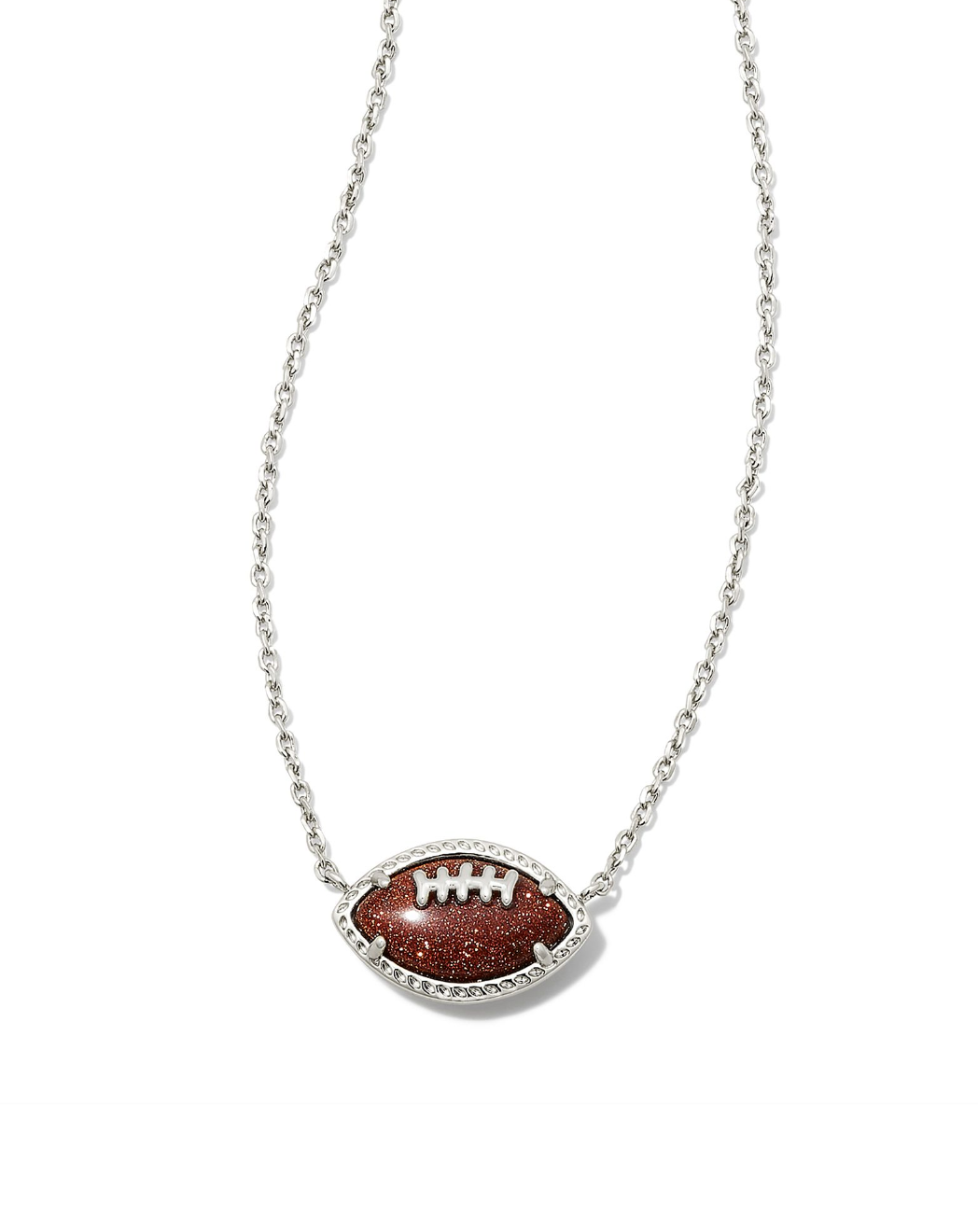 Football Pendant Necklace