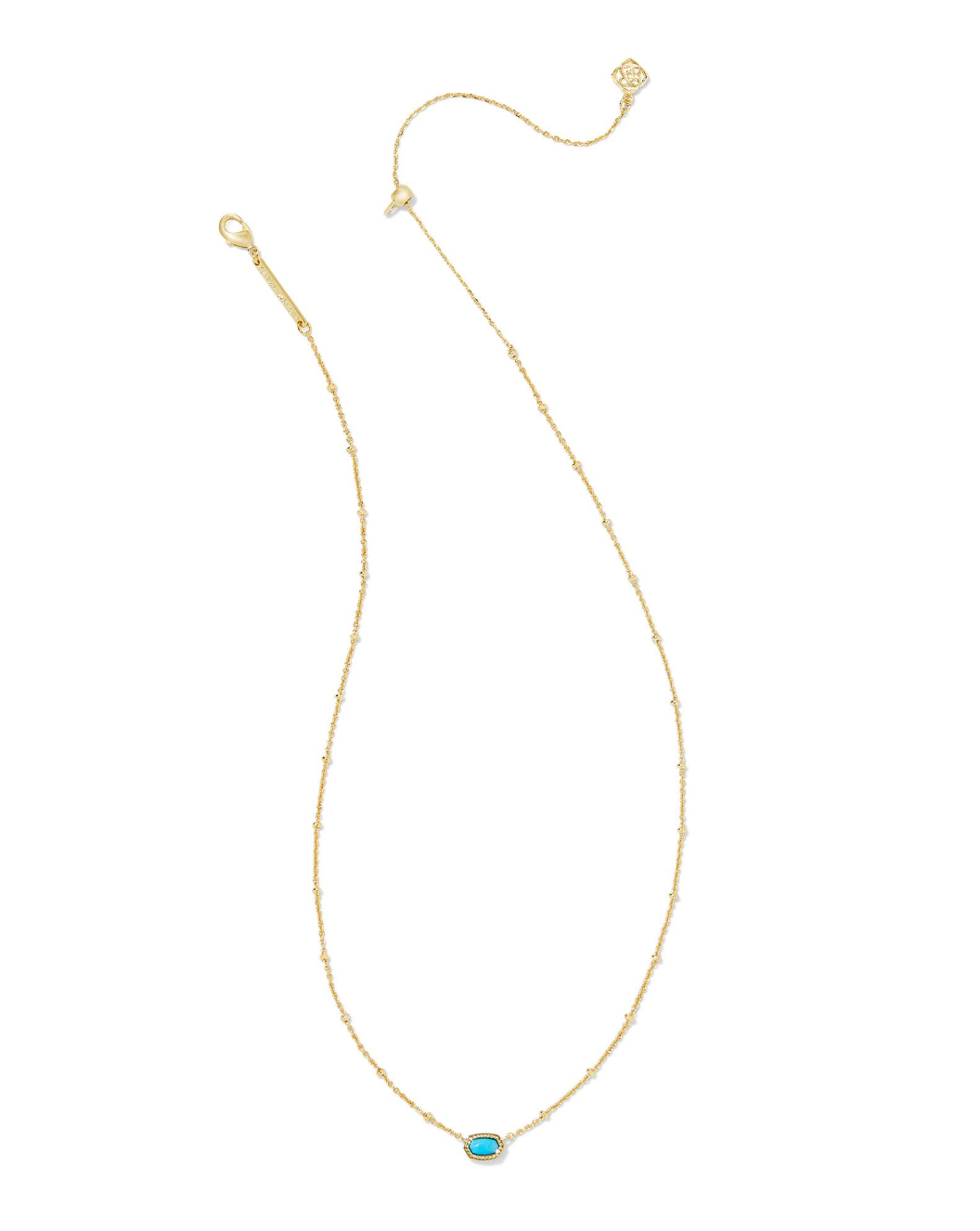 Mini Elisa Pendant Necklace in Turquoise Magnesite