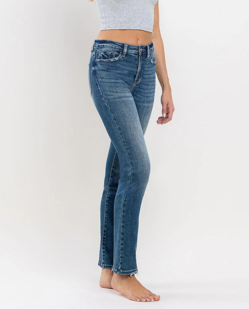 Town Square High Rise Classic Straight Denim