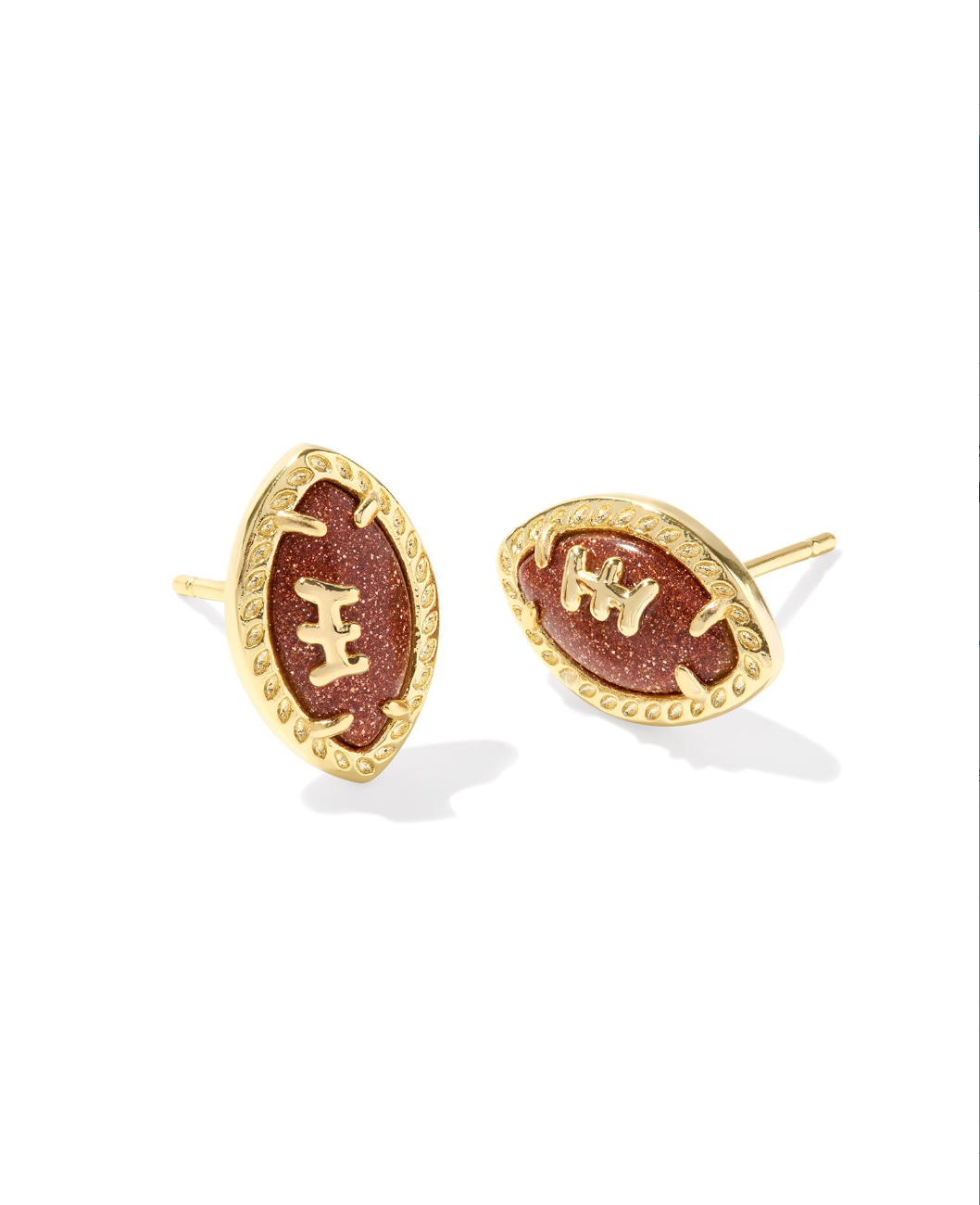 Football Stud Earrings