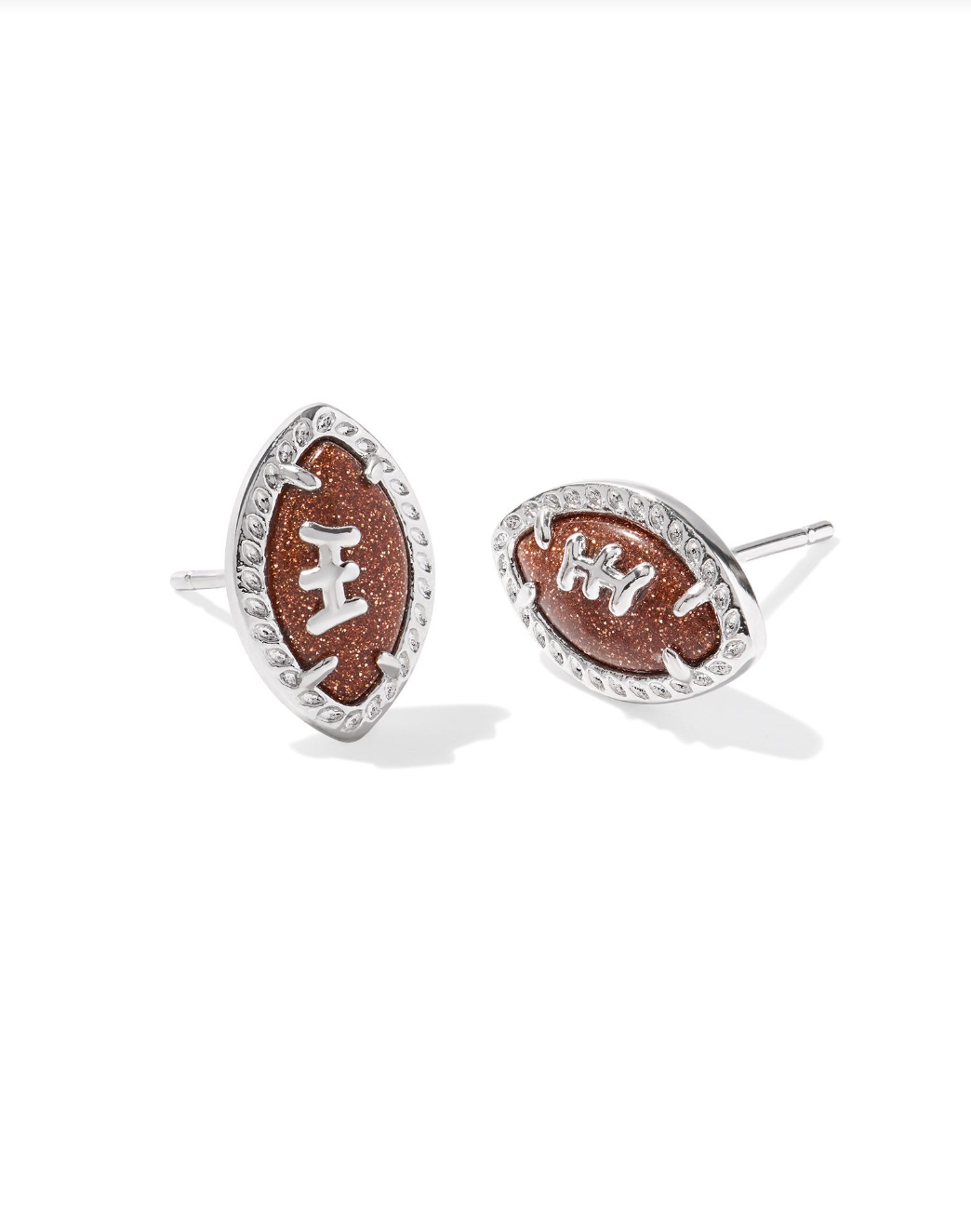 Football Stud Earrings