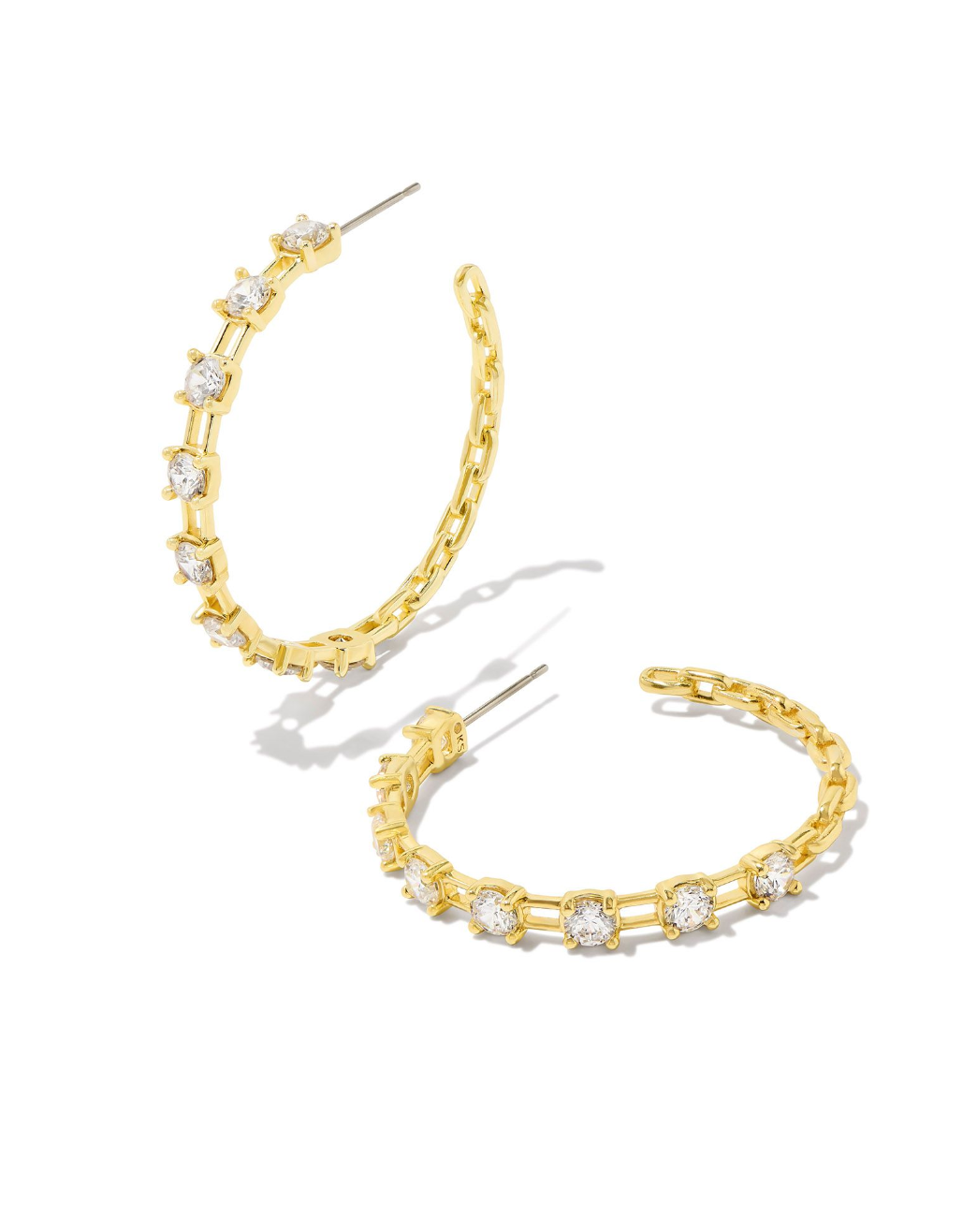 Lexi Crystal Hoop Earrings