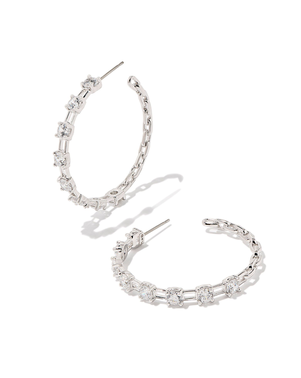 Lexi Crystal Hoop Earrings