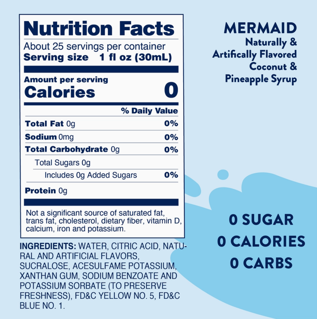 Sugar Free Mermaid™ Syrup