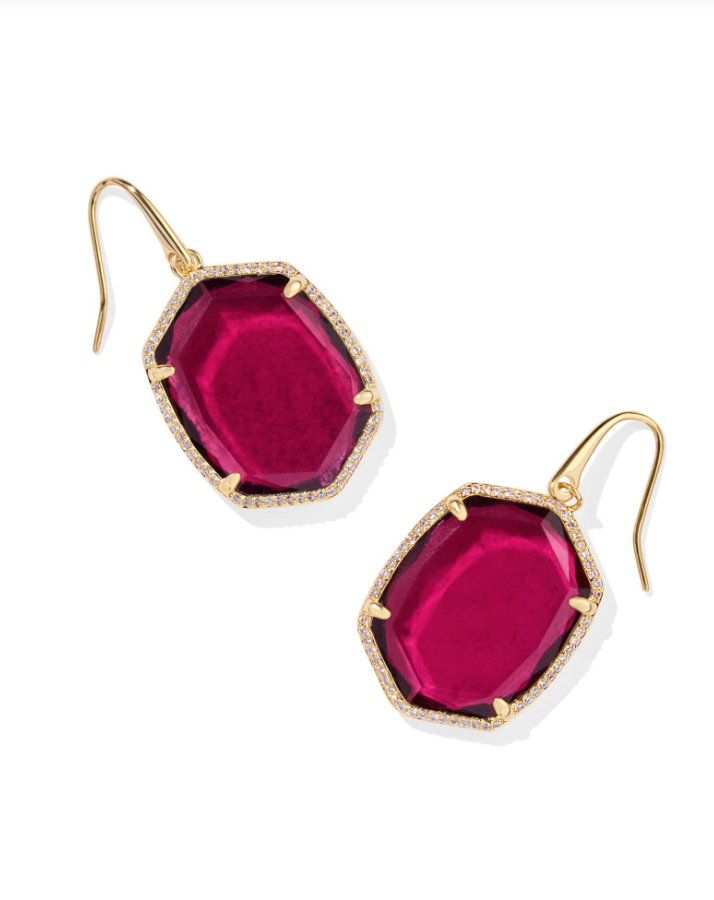 Daphne Pave Drop Earrings