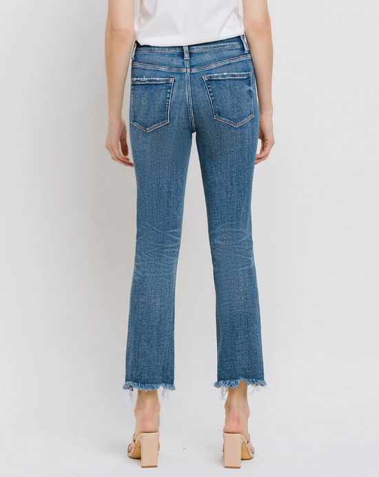 Jeanne Cropped Slim Straight Denim