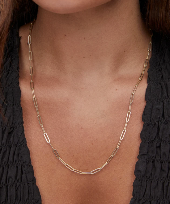 Courtney Paperclip Necklace