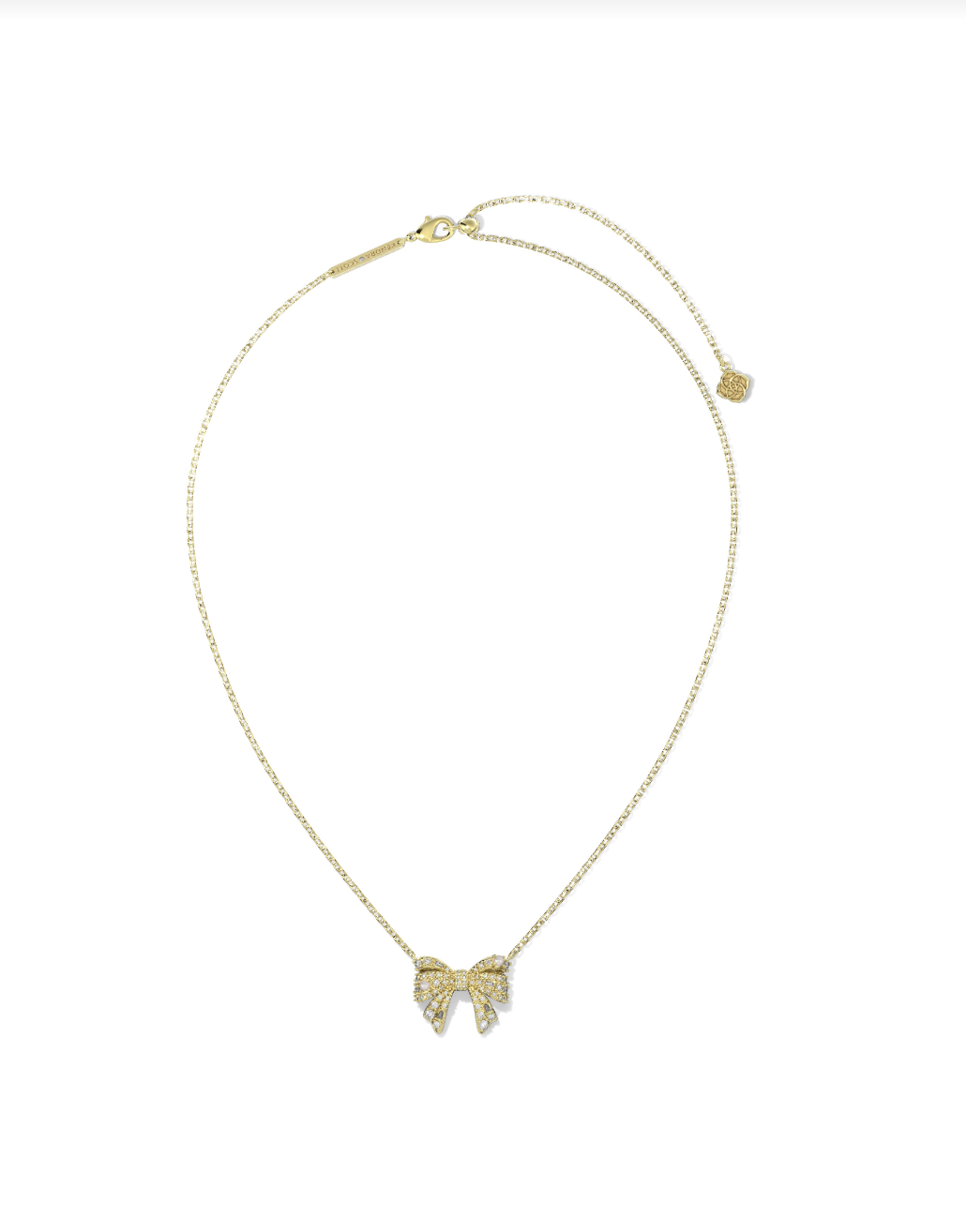 Krista Bow Pendant Necklace