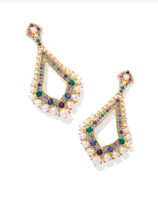 Krista Statement Earrings in Multicolor