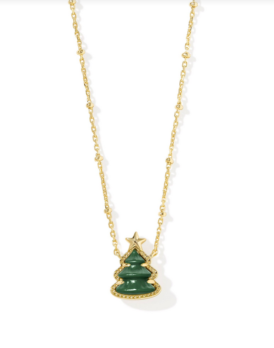 Holiday Tree Pendant Necklace