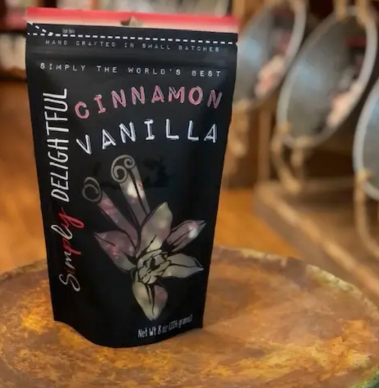 Cinnamon Vanilla Popcorn | 8 Oz.