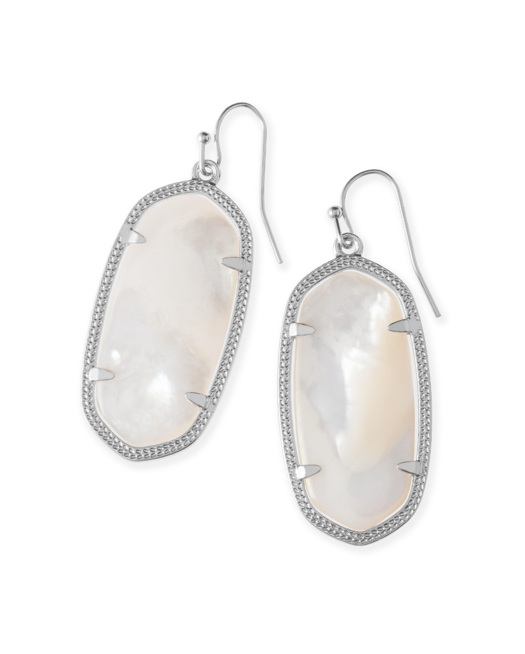 Elle Drop Earring in Mother of Pearl