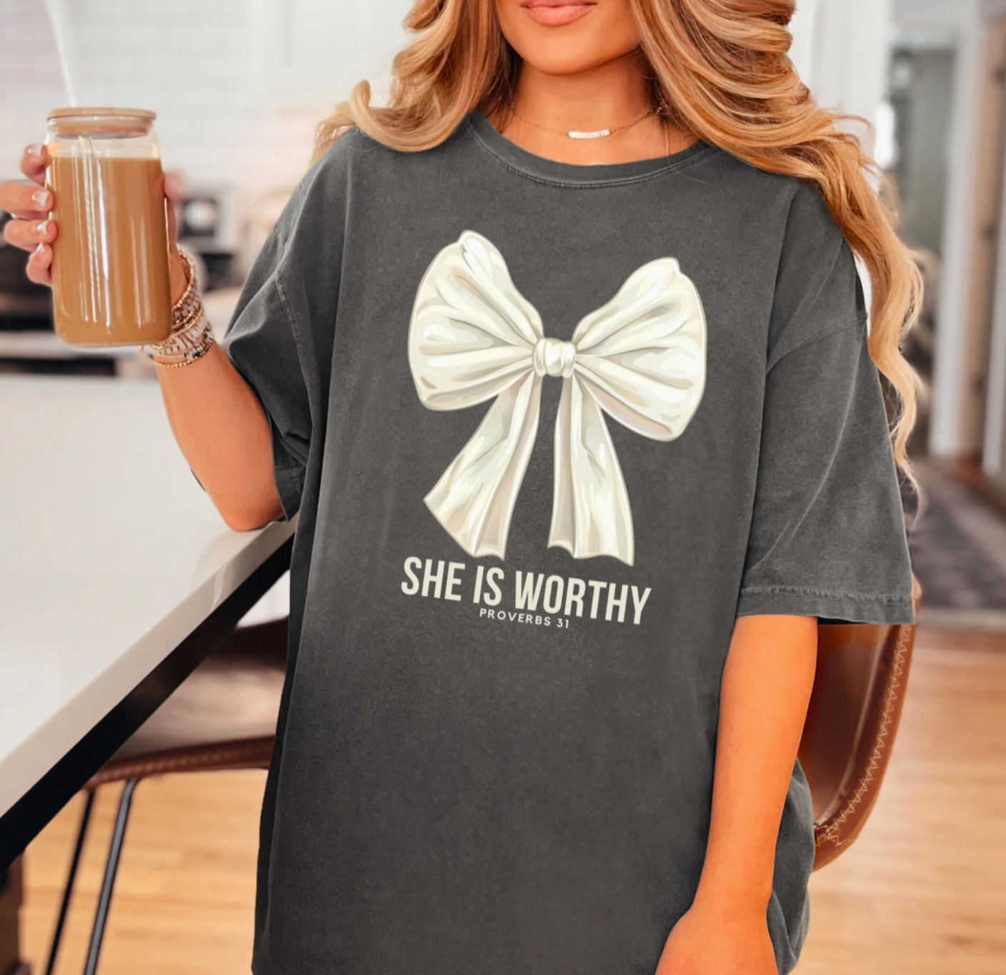 She is Worthy Proverbs 31 Comfort Colors Tee