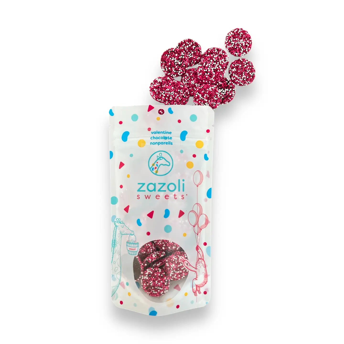 Valentine Chocolate Nonpareils Candy