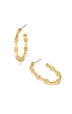 Maura Bamboo Hoop Earrings